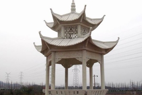 漳州石雕涼亭